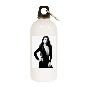 Catherine Zeta-Jones White Water Bottle With Carabiner