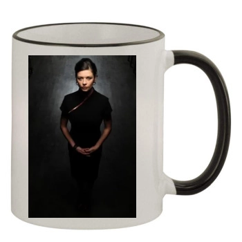 Catherine Zeta-Jones 11oz Colored Rim & Handle Mug