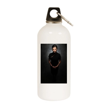 Catherine Zeta-Jones White Water Bottle With Carabiner