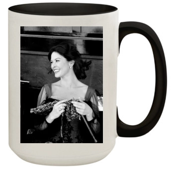 Catherine Zeta-Jones 15oz Colored Inner & Handle Mug