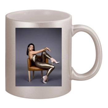 Catherine Zeta-Jones 11oz Metallic Silver Mug