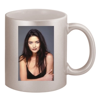 Catherine Zeta-Jones 11oz Metallic Silver Mug