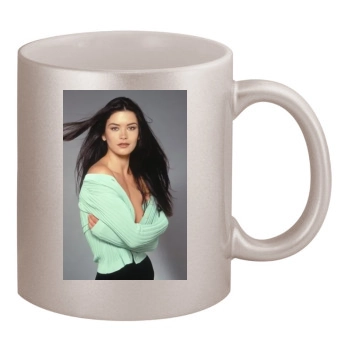 Catherine Zeta-Jones 11oz Metallic Silver Mug