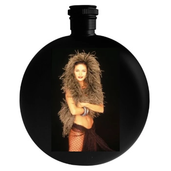 Catherine Zeta-Jones Round Flask