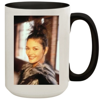 Catherine Zeta-Jones 15oz Colored Inner & Handle Mug