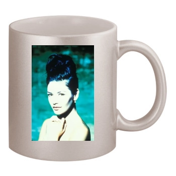 Catherine Zeta-Jones 11oz Metallic Silver Mug