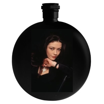 Catherine Zeta-Jones Round Flask