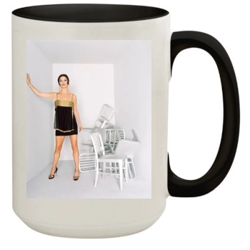 Catherine Zeta-Jones 15oz Colored Inner & Handle Mug