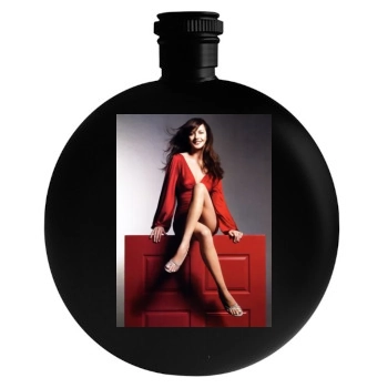 Catherine Zeta-Jones Round Flask