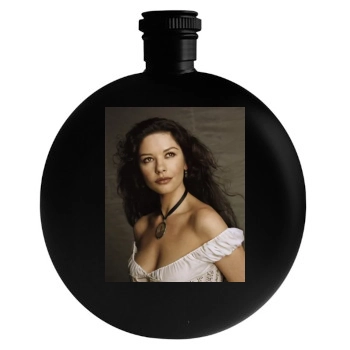 Catherine Zeta-Jones Round Flask