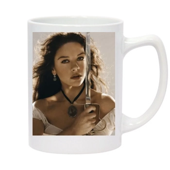 Catherine Zeta-Jones 14oz White Statesman Mug