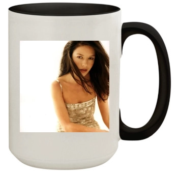 Catherine Zeta-Jones 15oz Colored Inner & Handle Mug