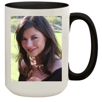 Catherine Zeta-Jones 15oz Colored Inner & Handle Mug