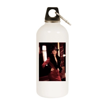 Catherine Zeta-Jones White Water Bottle With Carabiner