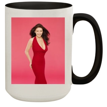 Catherine Zeta-Jones 15oz Colored Inner & Handle Mug