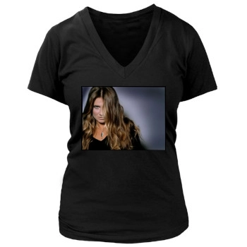 Daniela Hantuchova Women's Deep V-Neck TShirt