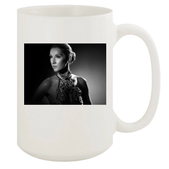 Celine Dion 15oz White Mug