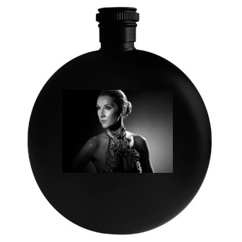 Celine Dion Round Flask