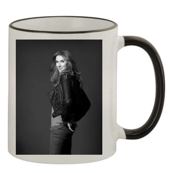 Celine Dion 11oz Colored Rim & Handle Mug