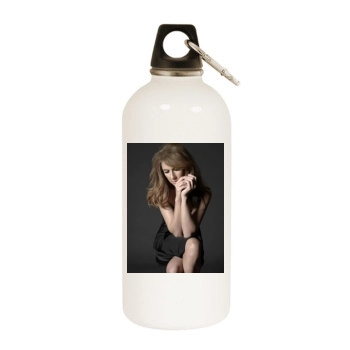 Celine Dion White Water Bottle With Carabiner