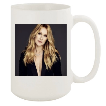 Celine Dion 15oz White Mug