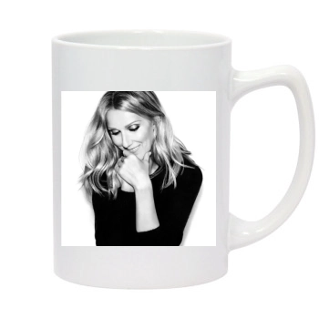 Celine Dion 14oz White Statesman Mug