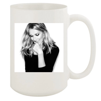 Celine Dion 15oz White Mug