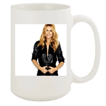 Celine Dion 15oz White Mug