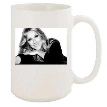 Celine Dion 15oz White Mug