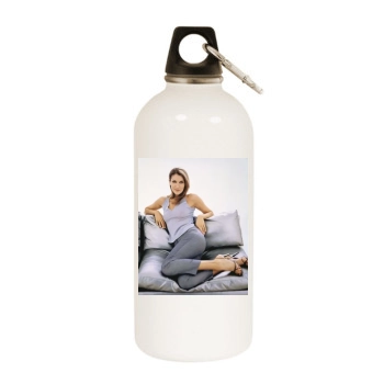 Celine Dion White Water Bottle With Carabiner