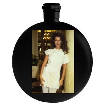 Celine Dion Round Flask