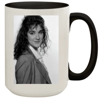 Celine Dion 15oz Colored Inner & Handle Mug