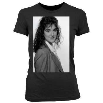 Celine Dion Women's Junior Cut Crewneck T-Shirt