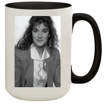 Celine Dion 15oz Colored Inner & Handle Mug