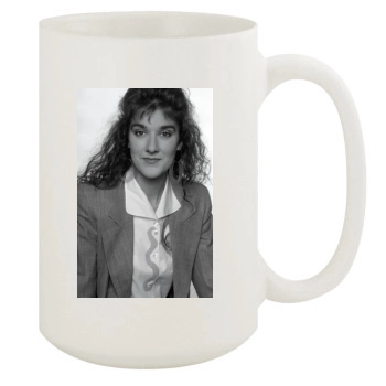 Celine Dion 15oz White Mug