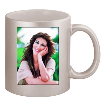 Celine Dion 11oz Metallic Silver Mug