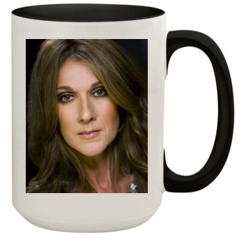 Celine Dion 15oz Colored Inner & Handle Mug