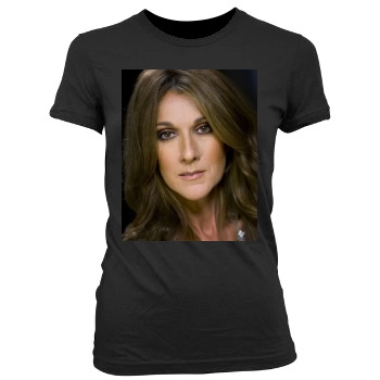 Celine Dion Women's Junior Cut Crewneck T-Shirt