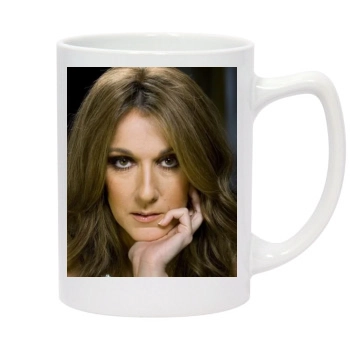Celine Dion 14oz White Statesman Mug
