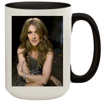 Celine Dion 15oz Colored Inner & Handle Mug