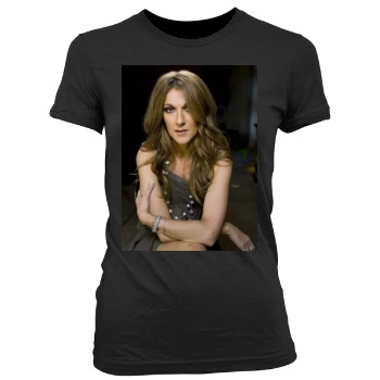 Celine Dion Women's Junior Cut Crewneck T-Shirt