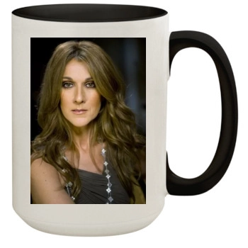 Celine Dion 15oz Colored Inner & Handle Mug