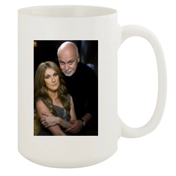 Celine Dion 15oz White Mug