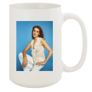 Celine Dion 15oz White Mug