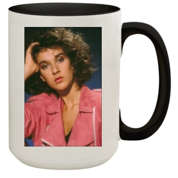 Celine Dion 15oz Colored Inner & Handle Mug