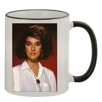 Celine Dion 11oz Colored Rim & Handle Mug