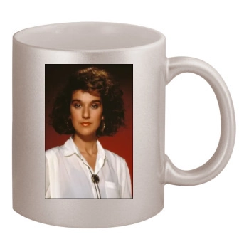 Celine Dion 11oz Metallic Silver Mug