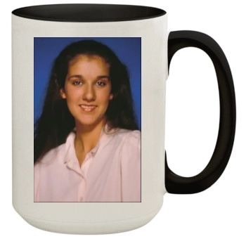 Celine Dion 15oz Colored Inner & Handle Mug