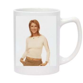 Celine Dion 14oz White Statesman Mug