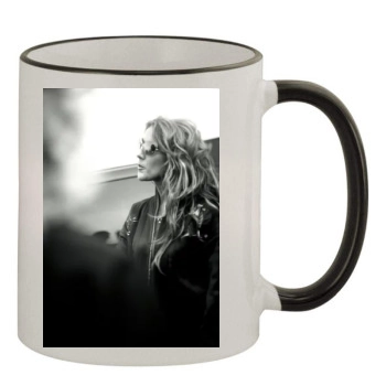 Celine Dion 11oz Colored Rim & Handle Mug